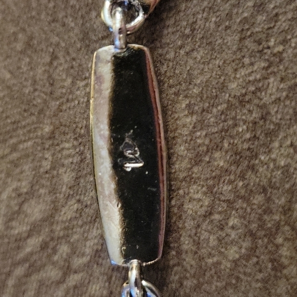 LAUREN CONRAD Western Rectangle Link Blue Cabochon Bracelet - Picture 5 of 8